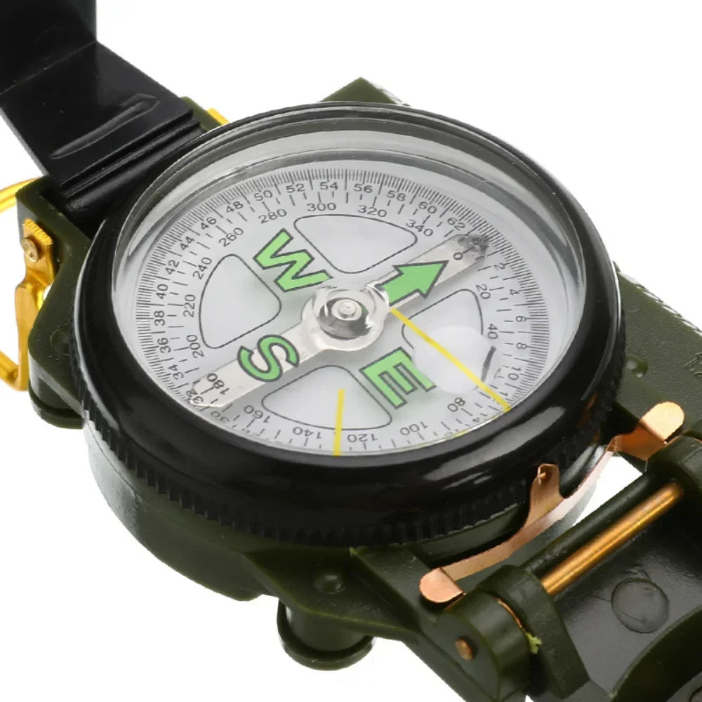 Waterproof High Precision Compass – Outdoor Gadget for Hiking, Mountaineering, and Sports | Professional Metal Sight