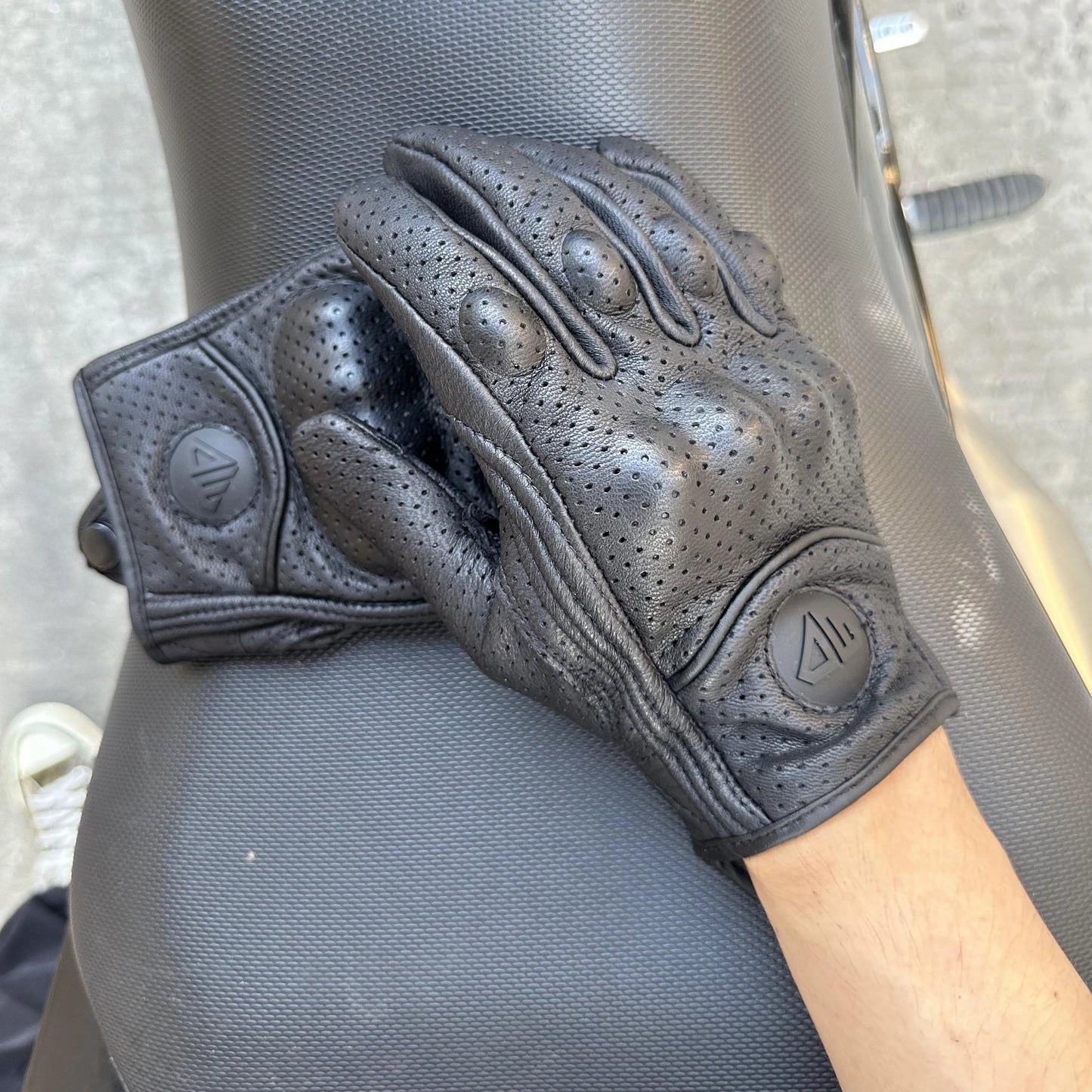 Motorcycle Gloves – Leather Cycling Winter Gloves for Men and Women, Motorbike, ATV and Motorcross, S-3XL, Bicycle Protection