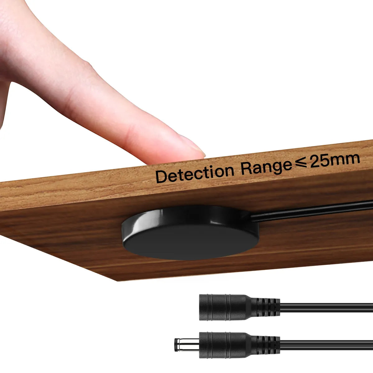 New Fashion Touch Switch: Punch-Free Hand Sweep Sensor for Dimming LED Light - Compatible with 12V/24V, Works on Wood, Glass