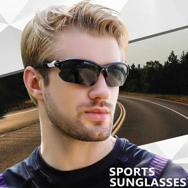 Fashion Sports Polarized Sunglasses – Lightweight Outdoor Goggles for Men and Women, Cycling, Running, and Fishing