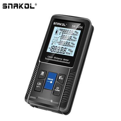 Snakol Laser Distance Meter - Digital Rangefinder with 40m to 120m Options, Accurate Distance Measuring Tape and Ruler