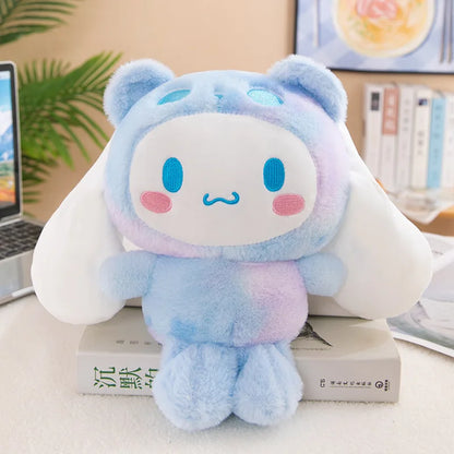 25cm Sanrio Anime Plush Toys - Kawaii Kuromi, My Melody, Cinnamoroll Soft Stuffed Animals Dolls, Plushie Pillow for Xmas Gift and Decor