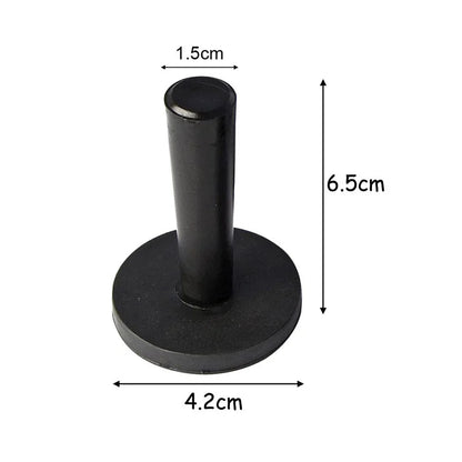 2Pcs Car Vinyl Wrap Gripper Magnet Holder - Black Magnetic Locator Tool for Installation and Modification