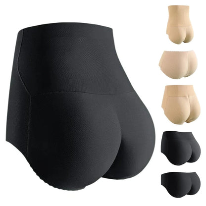 Women’s Butt Pad Enhancer Panties | Seamless Hip Padded Underwear and Shapewear | Butt Lifters and Fake Buttocks Briefs