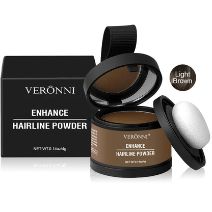 14 Color Hair Line Powder - Natural Instant Root Cover-Up, Waterproof Hairline Shadow Concealer for Hair Repair