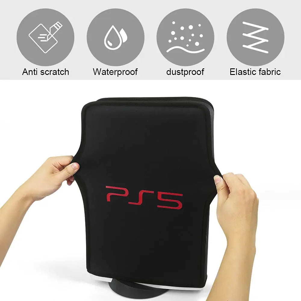 Dust Cover for PlayStation 5 Console, Scratch-Proof, Washable Protective Case for PS5 Digital and Disc Edition Accessories