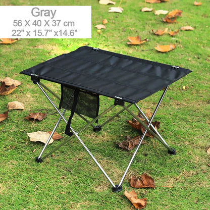 Foldable Outdoor Camping Table - Portable Desk for Beach, Hiking, Climbing, Fishing, & Picnic - Compact Folding Table, Essential Camping Supplies