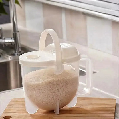 Multifunctional Rice Washing Device: Quick Wash Kitchen Tool for Washing Rice