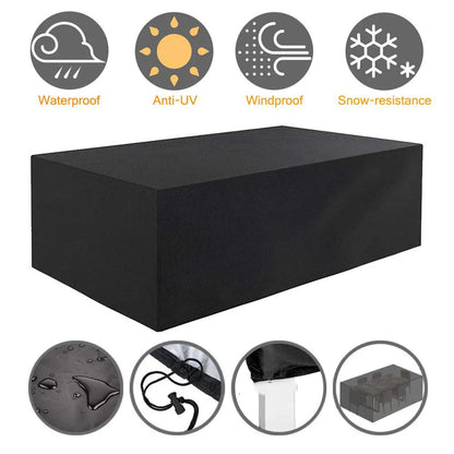 Customizable Outdoor Garden Furniture Cover - Waterproof Dust Cover for Patio Chairs, 130 Size