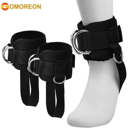 Ankle Straps for Cable Machine - Adjustable Kickback Ankle Cuffs for Glute Workouts and Leg Extensions, Gym Cable Attachment