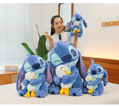 Disney Stitch Lilo Doll - Cute Duck Stitch Plush Toy, Kawaii Decoration for Christmas and Children's Birthday Gifts