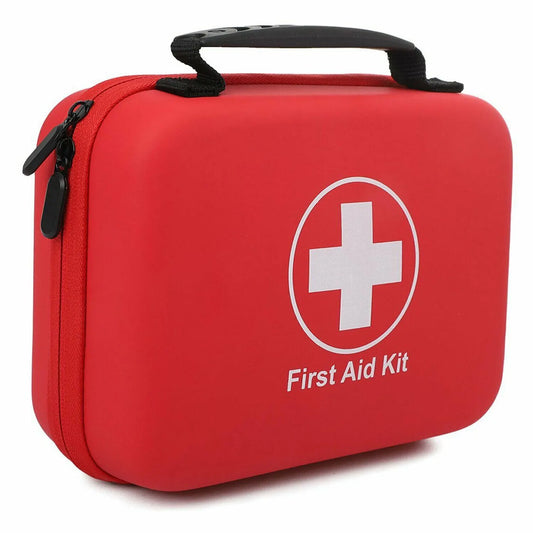 Waterproof PU First Aid Bag - Compact Empty Medical Kit for Outdoor Travel, Car, Home, and Camping Emergencies