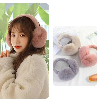 Solid Soft Plush Earmuffs for Winter - Fashion Earflap Protection for Men and Women | Outdoor Warm Ear Covers