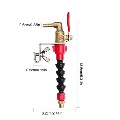 System Nozzle Coolant Misting Dust-Proof Sprayer - Dust Remover Water Sprayer for Marble, Brick, Tile Cutting Machine, Angle Grinder Cutter