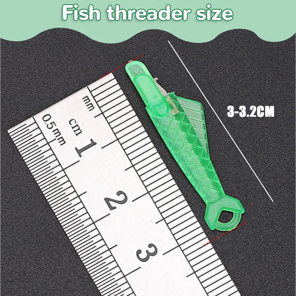 10PCS Auto Needle Threader: Fish Type Wire Loop DIY Threader for Sewing Embroidery Machine - Fast and Simple Needle Threading