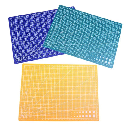 A3 PVC Cutting Mat: Single-Sided Patchwork Cut Pad for Workbench Sewing and DIY Projects - Engraving and Leather Cutting Board