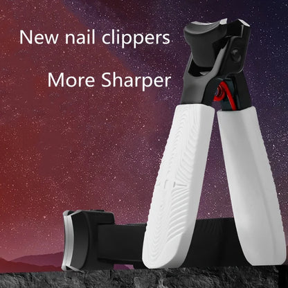 Sharp Stainless Steel Nail Clippers - Fingernail and Toenail Clipper Cutter for Manicure and Pedicure