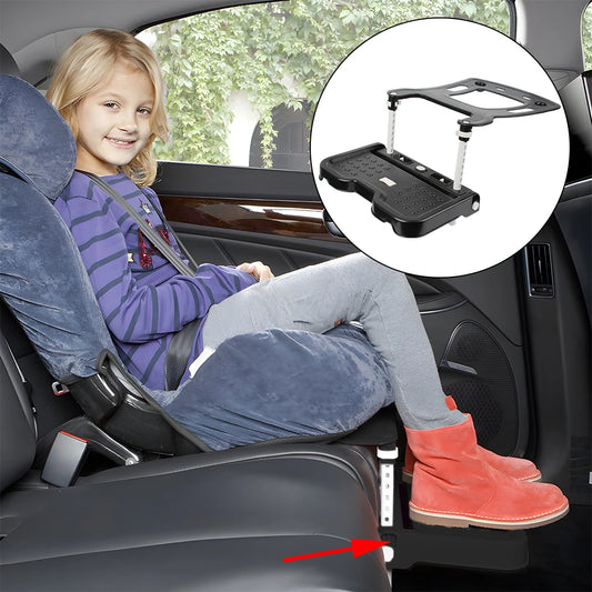 Adjustable Children Safety Seat Footrest: Car Interior Support for Pram Attachment | Baby Kids Foot Pedal Holder