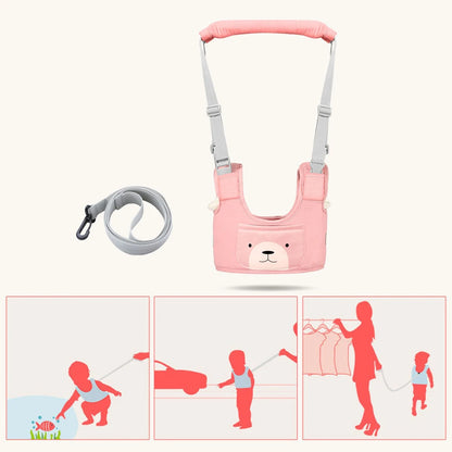 Baby Learning Walking Belt - Toddler Walker Rope for Boy and Girl, Anti-Fall Seat Walk Dual-Use Child Traction Rope