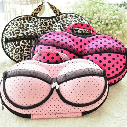 Waterproof Portable Lingerie Storage Box: Organize Women's Underwear and Bras on the Go