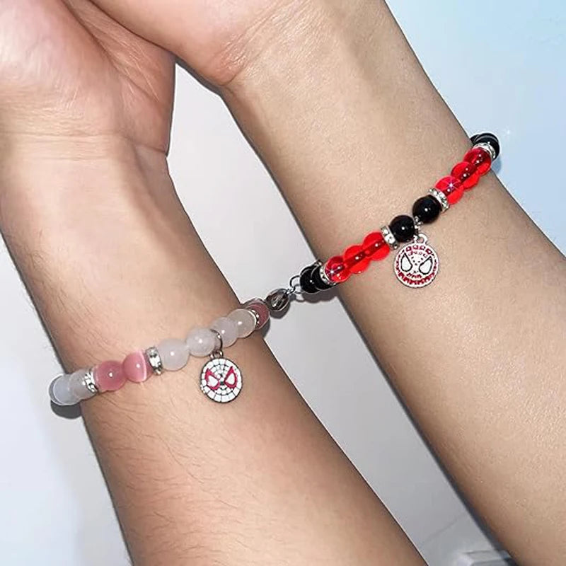 Spider Friendship Bracelets – Matching Bracelets for Couples and Best Friends, Birthday Jewelry Gifts for Women and Girls