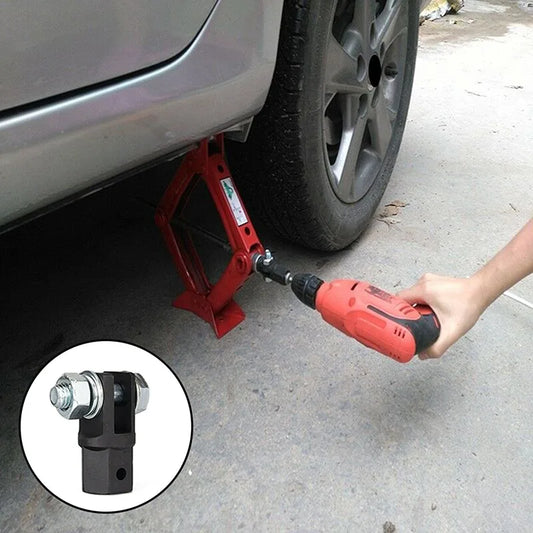 Scissor Jack Adaptor Drive for Car Repairing - 1/2-Inch Drive Compatible with Impact Drills and Ratchets - 40GF