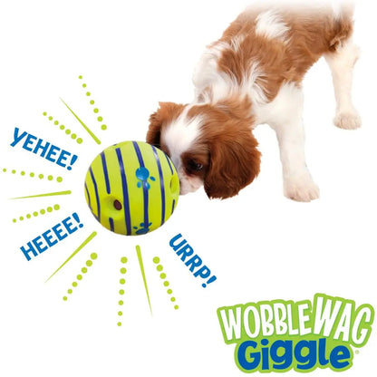 Wobble Wag Giggle Glow Ball: Interactive Dog Toy with Fun Sounds - As Seen On TV, Pets Know Best