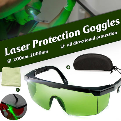 1PC Laser Protection Goggles: Stylish IPL-2 OD+4 Laser Safety Glasses - 200nm-2000nm