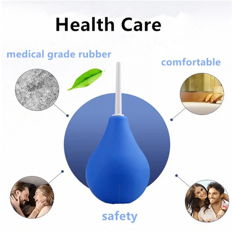 Women's Medical Rectal Cleaner - Enema Cleaning Shower for Hygienic Bathing - Essential Sex Hygiene Washing Device with Water Container