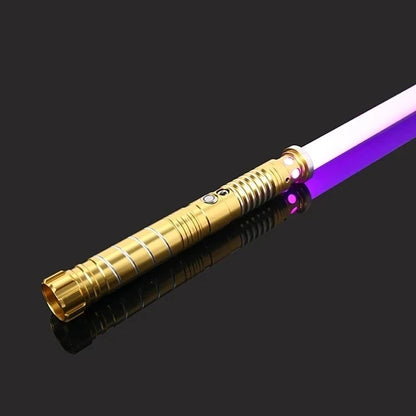 RGB Metal Lightsaber Toy - Laser Sword with Light and Sound Effects, Durable Kpop Lightstick for Play and Display