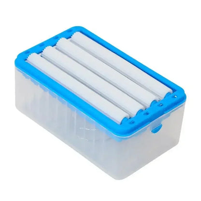 Automatic Soap Drain Roller - Hands-Free, Multifunctional Scrubbing Soap Box for Efficient Household Cleaning and Laundry