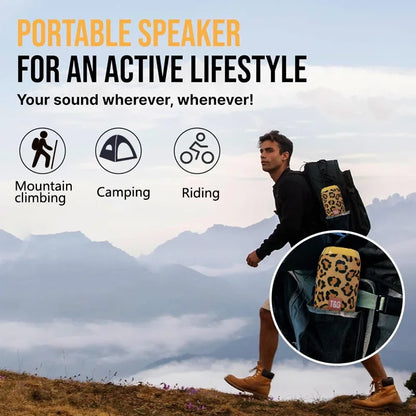 TG117 Portable Bluetooth Speaker – Outdoor Wireless Woofer with Free Call, FM, TF Card and USB Flash Drive, Connects to Mobile Phones, Tablets and TVs