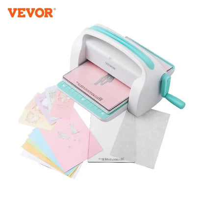 VEVOR Manual Die Cutting Embossing Machine: 6/9in Mini Opening - Perfect Scrapbooking Handmake Tool for DIY Art, Craft, and Card Decorations!