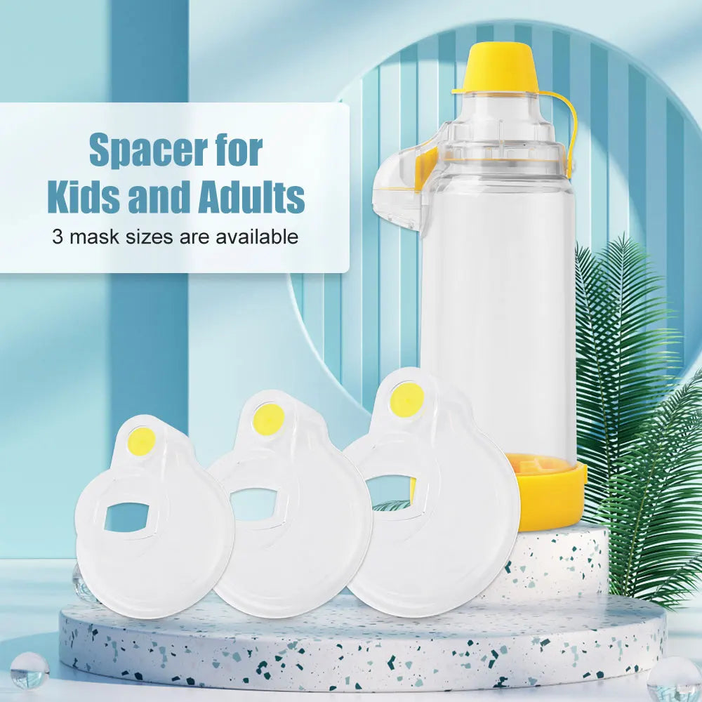 Automizer Spacer Mist Storage Nebulizer Tank - Aerochamber with Mask Cup for Asthma Relief - Baby, Adults, Children