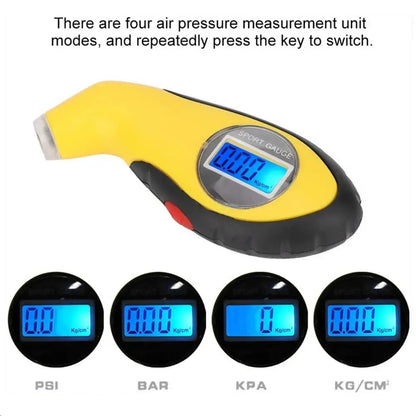 Digital Tire Pressure Gauge LCD: Car Bike Truck Auto Air PSI Meter Tester Tyre