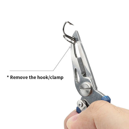 Multifunction Fishing Pliers: Hook Picker with Lost Rope Hanging Buckle - Scissors for Small Lure Fishing Supplies and Accessories