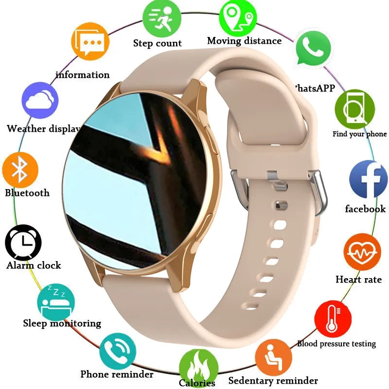 ZODVBOZ New Smartwatch for Women - Bluetooth Call, Heart Rate and Blood Pressure Monitoring, IP67 Waterproof, Men's Compatible Smartwatch with Box