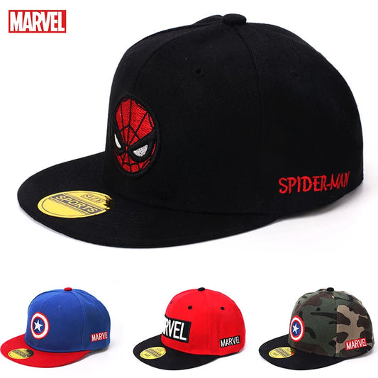 2023 Disney Spiderman Baby Hat - Adjustable Marvel Baseball Cap for Kids 2-8Y, Boys & Girls Hip Hop Snapback