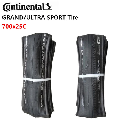 Continental Ultra Sport III Grand Sport Race Bike Tire: 700x23C/25C/28C - Road Bike Folding Tyre with Anti-Puncture Protection