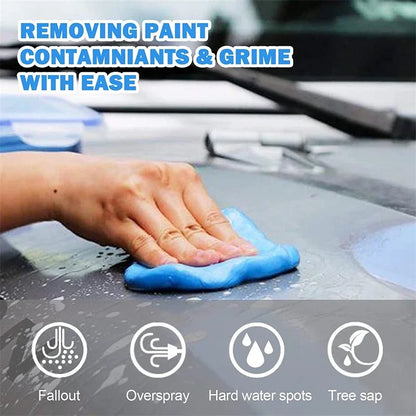 Magic Blue Clay Bar: Auto Car Clean Wash Cleaner for Sludge and Mud Removal - Car Detailing Accessory, 1-3pcs