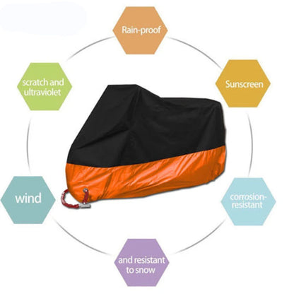 Universal Motorcycle Cover: Outdoor UV Protector - Waterproof Rain & Dustproof Scooter Cover in Multiple Sizes and Colors