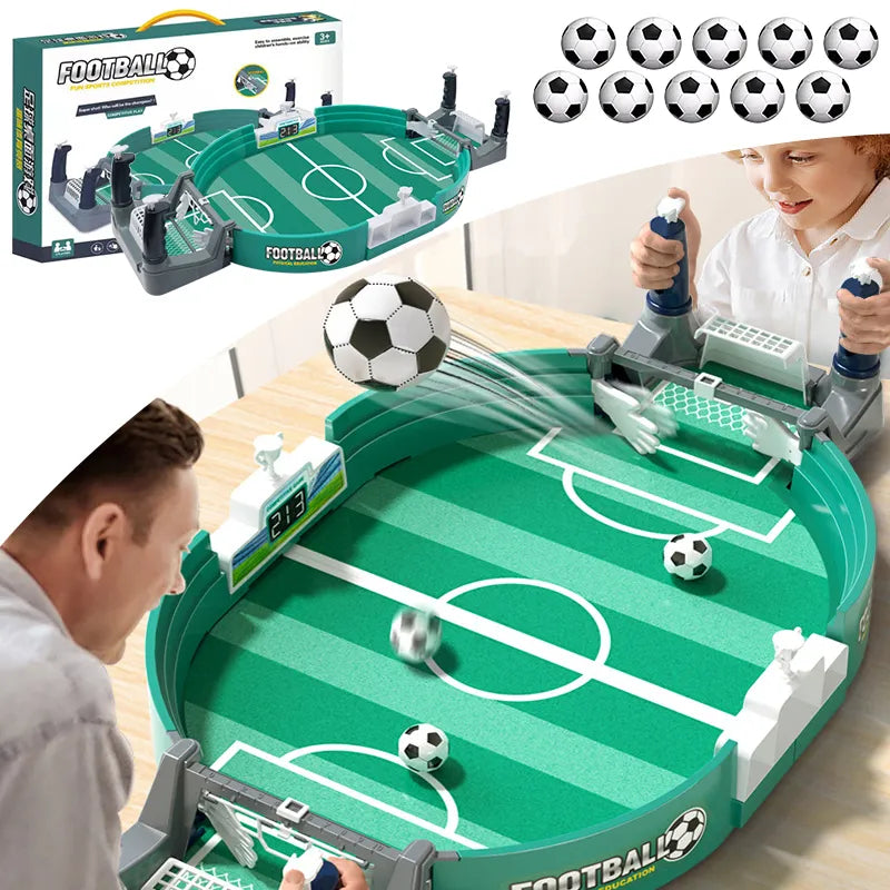 Family Party Soccer Table Football Board Game - Interactive Desktop Soccer Toy for Kids - Outdoor Portable Sports Gift