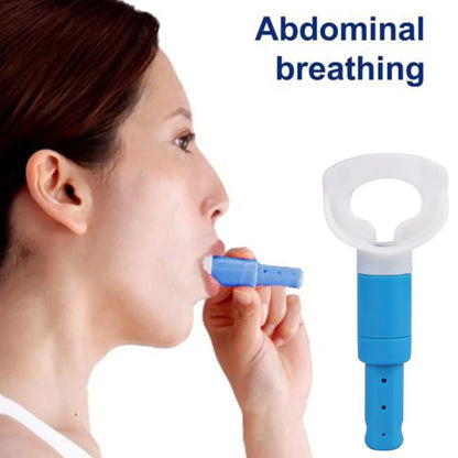 Abdominal Breathing Trainer: Lung Face Respirator Fitness Equipment - Household Healthy Care Accessory