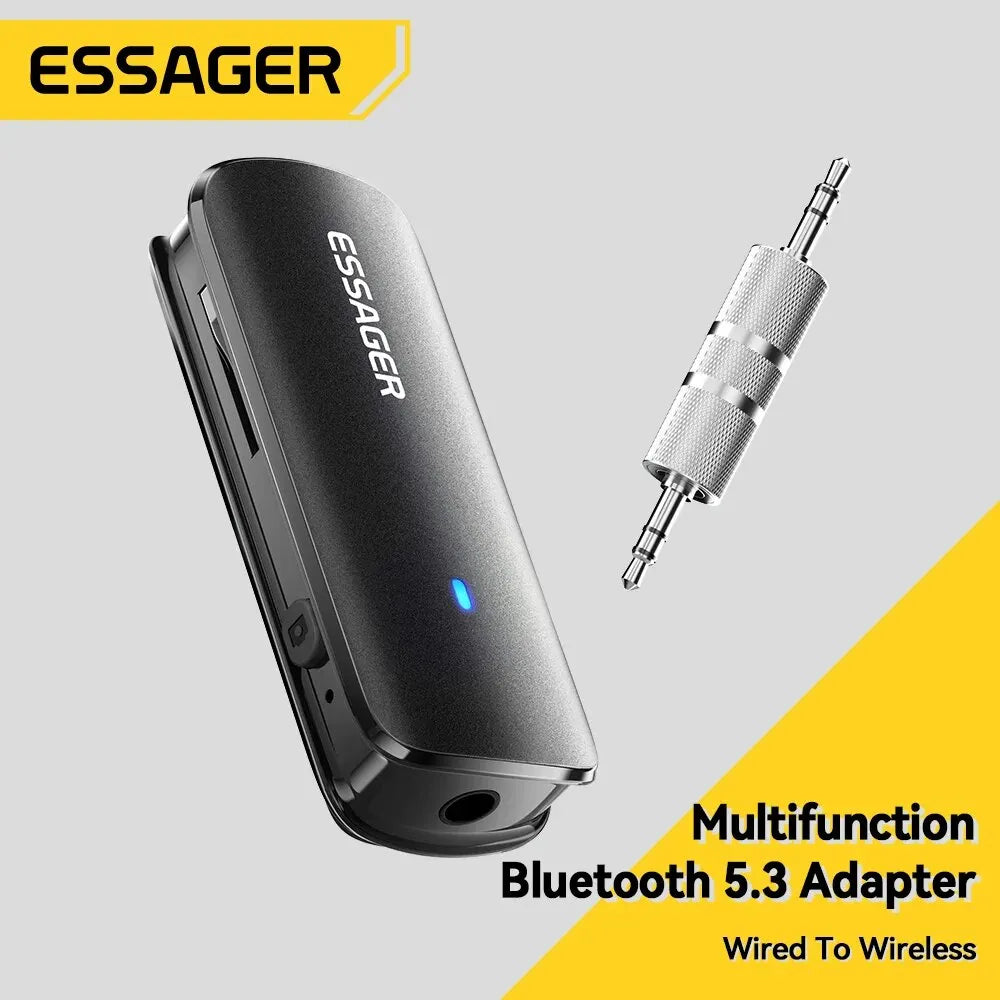 Collar Clip Bluetooth Adapter – Wireless Bluetooth Connectivity for Hands-Free Use