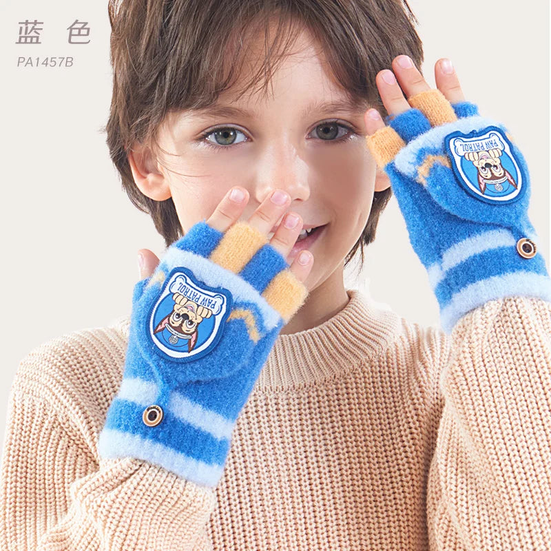 Genuine Paw Patrol Winter Gloves for Kids - Featuring Chase, Marshall, Skye and More, Outdoor Mittens for Boys & Girls, Ages 2-10, Perfect Children's Gift