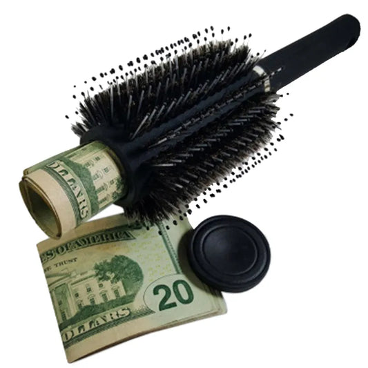 Diversion Stash Safe Hair Brush Comb - Hidden Compartment Functions as Authentic Brush - Ideal for Travel or Home Use