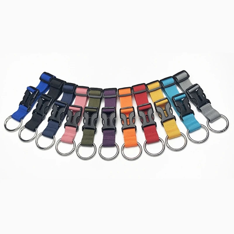 Luggage Straps for Suitcases | Metal Spring Clip | Adjustable Nylon Belts | Carry-On Bags Wheelbarrow Wear - Secure Travel Gear