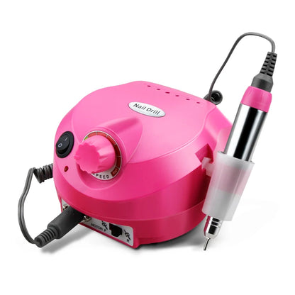 Electric Nail Drill Machine: 35000/20000 RPM Mill Cutter Sets for Manicure - Perfect for Nail Tips and Pedicure Files