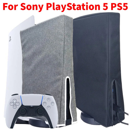 PS5 Game Console Dust-Proof Cover - Waterproof Protective Sleeve Guard for PlayStation 5