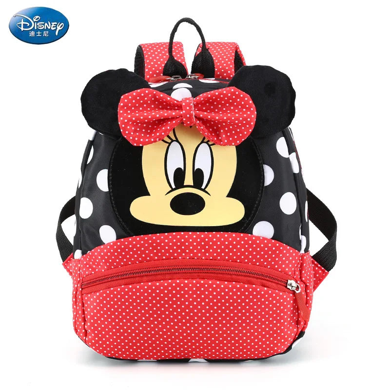 Disney Cartoon Backpack for Boys and Girls - Minnie Mickey Mouse Children's Lovely Schoolbag, Kindergarten Kids Gift